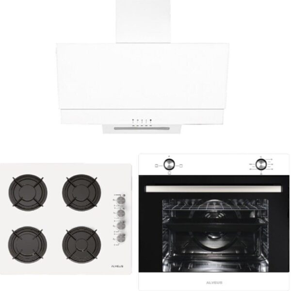 Alveus 850 3'lü Ankastre Set Beyaz (AD07-A10-AF850)