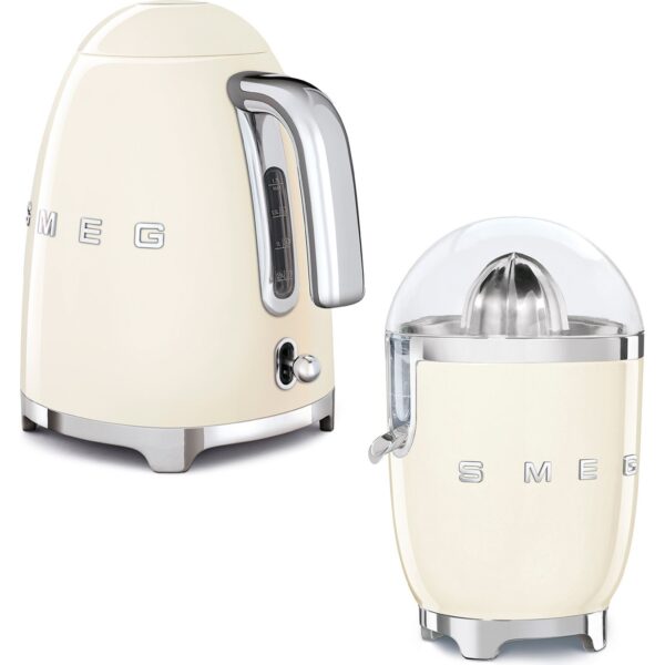 Smeg Krem Kettle ve Narenciye Sıkacağı Seti