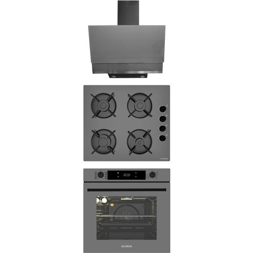 Alveus Master Gri Cam Ankastre SET(3000-GLS640-MFA627)