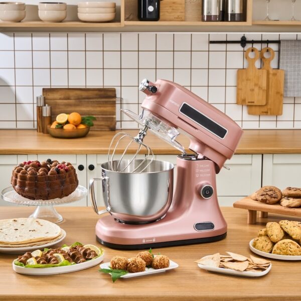 Karaca Pro Artisan Zaman Ayarlı Tartılı Mutfak Şefi Rosegold 1600 W 5 Lt