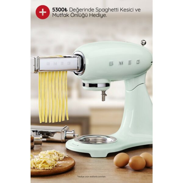 Smeg 50's Style Retro 4.8lt Pastel Green Full Body Stand Mikser SMF03PGEU