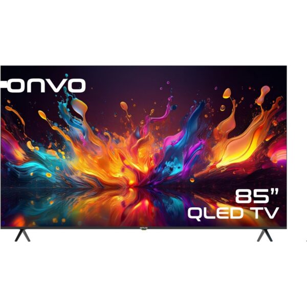 Onvo 85OVF9000UQ 85" 216 Ekran Uydu Alıcılı 4K Ultra HD Google Smart QLED TV