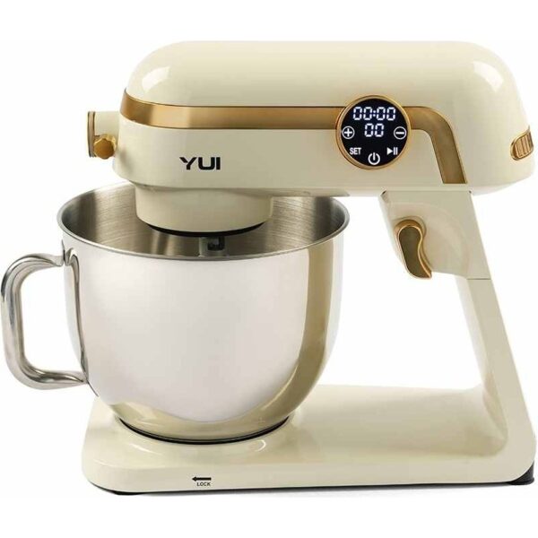 Easy Chef M123 1800W Güç 7l Hazne Stand Mikser Krem Gold